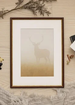 Ramme Horndal Brun 15x20 cm - Passepartout Hvid 4x5 inches