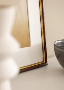 Ramme Horndal Brun 30x80 cm - Passepartout Hvid 20x70 cm