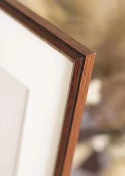 Ramme Horndal Brun 40x50 cm - Passepartout Hvid 27x35 cm