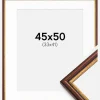 Ramme Horndal Brun 45x50 cm - Passepartout Hvid 34x42 cm