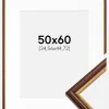 Ramme Horndal Brun 50x60 cm - Passepartout Hvid 14x18 inches