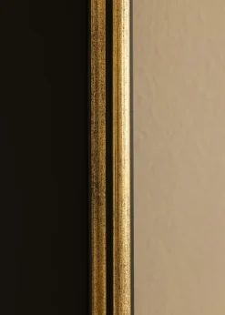 Ramme Horndal Guld 30x40 cm - Passepartout Sort 8x12 inches