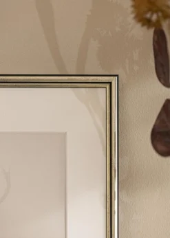 Ramme Horndal Sølv 30x30 cm - Passepartout Hvid 8x8 inches