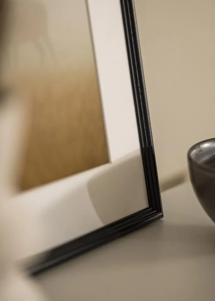 Ramme Horndal Sort 20x25 cm - Passepartout Hvid 15x20 cm