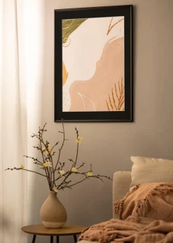 Ramme Horndal Sort 42x59,4 cm (A2) - Passepartout Sort 25x38 cm