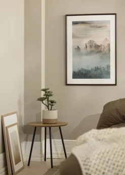 Ramme Horndal Valnød 45x60 cm - Passepartout Hvid 30x45 cm