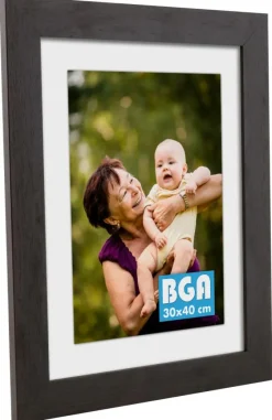 Ramme Härjedalen Mørkbrun - Valgfri Størrelse (Plexiglas)