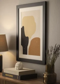 Ramme Härjedalen Sort - Valgfri Størrelse (Plexiglas)