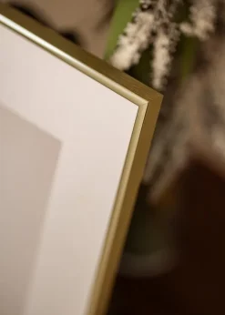 Ramme Ibiza Guld - Valgfri Størrelse (Plexiglas)