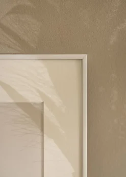 Ramme Ibiza Hvid - Valgfri Størrelse (Plexiglas)