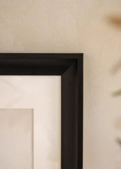 Ramme Öjaren Sort - Valgfri Størrelse (Plexiglas)