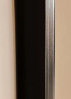 Ramme Öjaren Sort-Sølv - Valgfri Størrelse (Plexiglas)