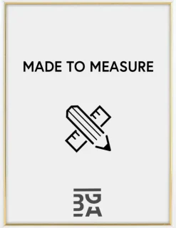 Ramme Jazz Hvid - Valgfri Størrelse (Plexiglas)