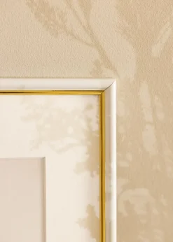 Ramme Jazz Hvid - Valgfri Størrelse (Plexiglas)