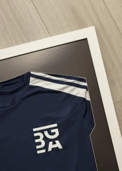 Ramme Jersey Box Akrylglas Hvid/Sort 60x80 cm