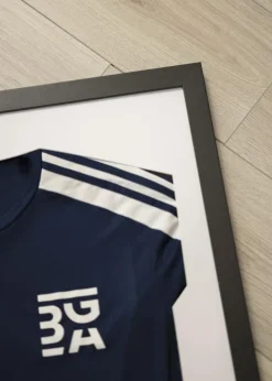 Ramme Jersey Box Akrylglas Sort/Hvid 60x80 cm