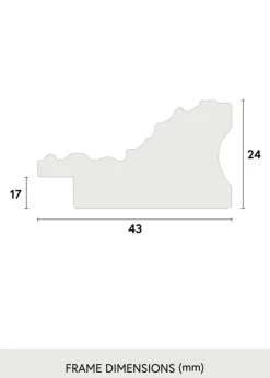 Ramme Jung Guld - Valgfri Størrelse (Plexiglas)