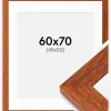 Ramme Juno Kirsebær 60x70 cm - Passepartout Hvid 50x56 cm