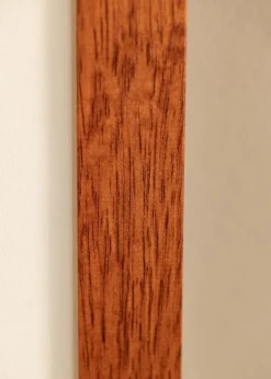 Ramme Juno Kirsebær 40x50 cm - Passepartout Hvid 31,5x40 cm