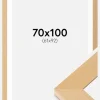 Ramme Juno Træ 70x100 cm - Passepartout Hvid 62x93 cm