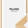 Ramme Juno Træ 70x100 cm - Passepartout Hvid 61x91,5 cm