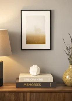 Ramme Karlholm Sort - Valgfri Størrelse (Plexiglas)