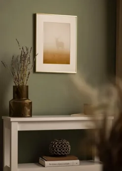 Ramme København Guld - Valgfri Størrelse (Plexiglas)