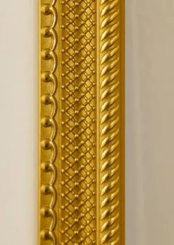 Ramme Lattice Guld 40x50 cm - Passepartout Hvid 29,7x42 cm