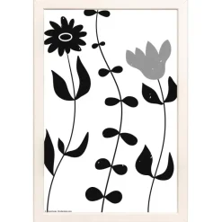 Ramme Liv Hvid 20x30 cm - Passepartout Hvid 10x20 cm