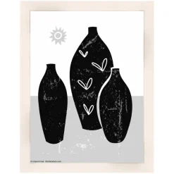 Ramme Liv Hvid 15x20 cm - Passepartout Hvid 10x15 cm