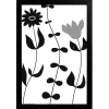 Ramme Liv Sort 20x30 cm - Passepartout Hvid 15x22 cm