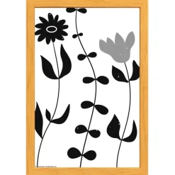 Ramme Liv Træ 20x30 cm - Passepartout Hvid 15x21 cm