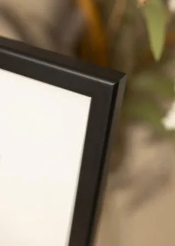 Ramme London Sort - Valgfri Størrelse (Plexiglas)