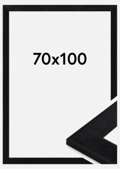 Ramme Lund Akrylglas Sort 70x100 cm