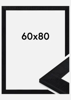 Ramme Lund Akrylglas Sort 60x80 cm