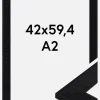 Ramme Lund Akrylglas Sort 42x59.4 cm (A2)