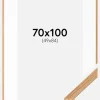 Ramme Massiv Eg 70x100 cm - Passepartout Hvid 50x85 cm