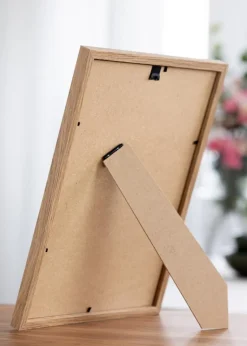 Ramme Modern Teak 20x30 cm - Passepartout Hvid 9x11 cm