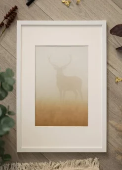 Ramme Moderne Akrylglas Hvid 60x60 cm