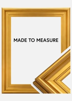Ramme Mora Premium Guld - Valgfri Størrelse (Plexiglas)