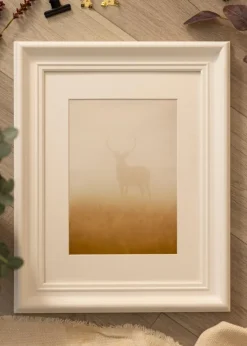 Ramme Mora Premium Hvid - Valgfri Størrelse (Plexiglas)