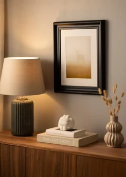 Ramme Mora Premium Sort - Valgfri Størrelse (Plexiglas)