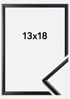 Ramme New Lifestyle Akrylglas Mat Sort 13x18 cm