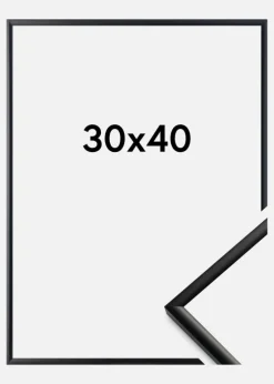 Ramme New Lifestyle Akrylglas Mat Sort 30x40 cm