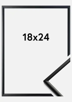 Ramme New Lifestyle Akrylglas Mat Sort 18x24 cm