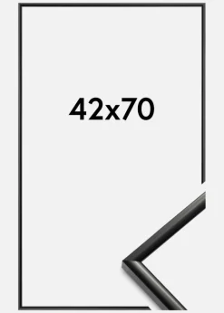 Ramme New Lifestyle Akrylglas Sort 42x70 cm