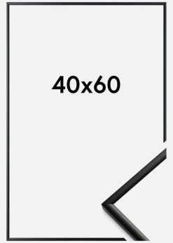 Ramme New Lifestyle Akrylglas Mat Sort 40x60 cm