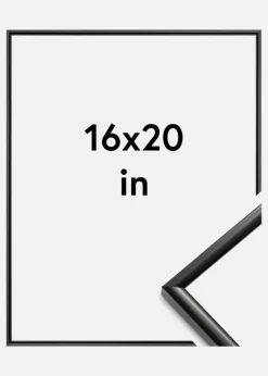 Ramme New Lifestyle Akrylglas Sort 16x20 inches (40,64x50,8 cm)