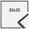 Ramme New Lifestyle Akrylglas Sort 32x32 cm