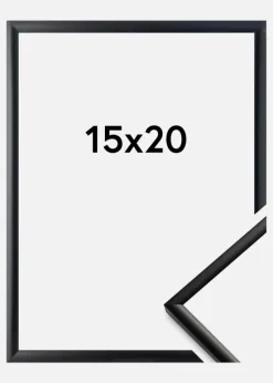 Ramme New Lifestyle Akrylglas Mat Sort 15x20 cm